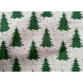 thumbnail image 4 of oneOone Cotton Cambric Green Fabric Merry Christmas Sewing Material Print Fabric By The Yard 56 Inch Wide-N1M, 4 of 4