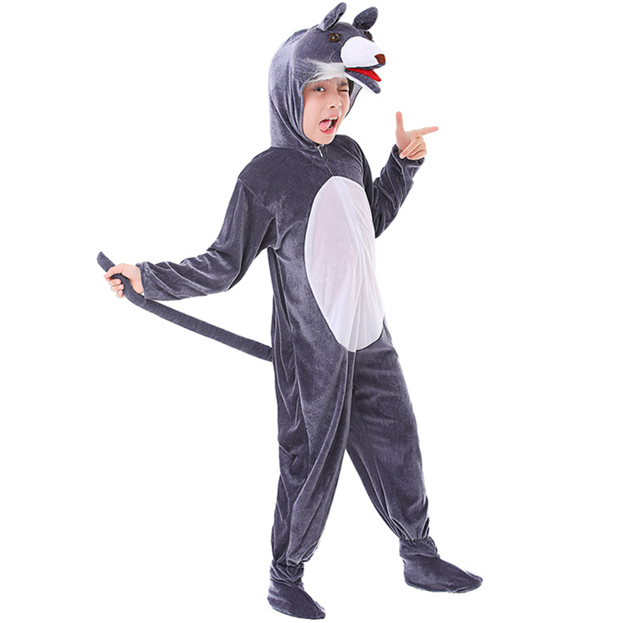 Costume Zentai Complet – Combinaison Cosplay Adulte + Barbe + Sourcils – Unisexe – Pour Fête, Halloween - 10