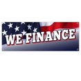 thumbnail image 1 of We Finance USA Flag 13 oz Vinyl Banner With Metal Grommets, 1 of 5