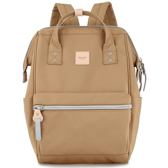 Mochila himawari 1881-Camel de lona impermeable 18L 41x28x16cm