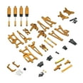 thumbnail image 2 of kusrkot 1/14 RC Cars Metal Spare Parts for 14209 14210 Rear Cup Sturdy DIY Accessory gold, 2 of 9