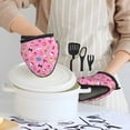 thumbnail image 6 of Lsque Sanrio Pattern Non-Slip Mini Oven Mitt Set，Mini Oven Gloves Silicone Heat Resistant Cooking Pinch Mitts Potholder for Kitchen Cooking & Baking, 6 of 7