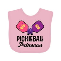 Inktastic Pickleball Princess Girls Baby Bib