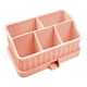 thumbnail image 3 of Organizador de baño con desagüe para cepillos de dientes eléctricos, pasta de dientes y jabonera. Rosa, 3 of 9