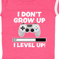 thumbnail image 4 of Inktastic I Dont Grow Up I Level Up with Game Controller White Boys or Girls Baby Bodysuit, 4 of 5