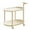 White_Free Size, variant on Gnmfd Rolling Side Table with Wheels, Portable End Table for Small Spaces, Cream Mobile Nightstand, Ideal for Living Room, Bedroom, Kitchen, 2-Tier Storage, Easy to Move with Silent Wheels