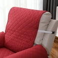 thumbnail image 5 of With Elastic Straps Recliner chair covers Recliner cover Waterproof Washable Slipcover 23in Chair protectors covers Large recliner covers for wide recliner, 5 of 9