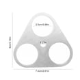 thumbnail image 3 of Advancent Trípode de acero inoxidable Triangular Pot Pan Hanger Campamento al aire libre Barbacoa Pesca Cocina Soporte de cocina Utensilios de Kits de desorden para acampar, 3 of 6