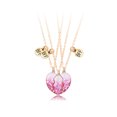 thumbnail image 1 of Collar de la amistad, collar de mejor amiga para 3 niñas, colgante magnético de corazón a juego, collares BFF para hermana, 1 of 5