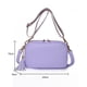 thumbnail image 3 of Crossbody Bolsos Borlas PU Cuero Mujer Satchel Bag (púrpura), 3 of 8