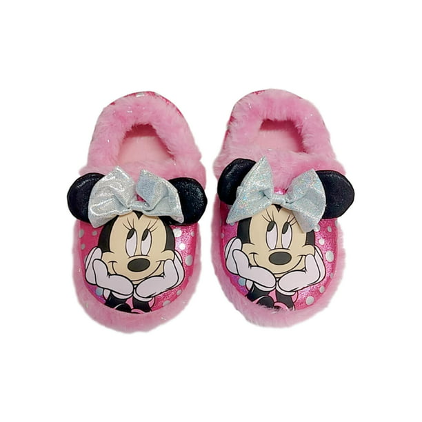 Disney - Minnie Mouse Toddler Girl Slippers - Walmart.com - Walmart.com