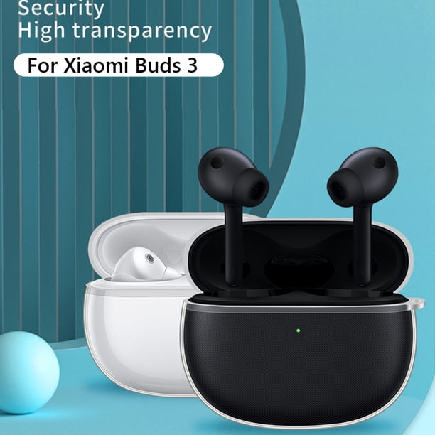 Estuche blando para auriculares Funda protectora para Xiaomi Buds 3 (TPU transparente)