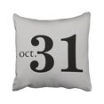 thumbnail image 1 of RYLABLUE Fun Happy Halloween Throw Pillow Covers Cushion Cover Case 18x18 Inches Pillowcases Two Side, 1 of 1