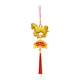 thumbnail image 4 of 1 Pcs Chinese New Year Horse Decorations Lunar New Year 2026 Red Tassel Ornaments with Wealth Success Good Luck Hanging Decorations for Gifts Home Car Decor, 4 of 4