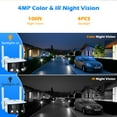 thumbnail image 6 of Toguard SC10 2K Wired Security Camera Outdoor, 180° Ultra-Wide View Dual Lens Bullet Surveillance Camera, 6 of 8