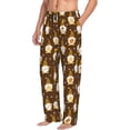 thumbnail image 2 of Balery Flowers And Gnomes Bees print Men's Pajama Pants,Ultra Lightweight Pjs,Lounge Pant-XX-Large, 2 of 9