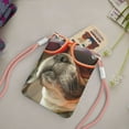 thumbnail image 2 of Lightweight Crossbody Cell Phone Purse Bag with Arm Band, Wallet & Key Pouch for Walking, Travel and Hiking, Dog, Pink, 2 of 7