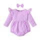 thumbnail image 1 of Gibobby Mameluco para niño Conjunto de monos y diademas de manga larga para bebés y niñas(Morado, 9-12 Meses), 1 of 5