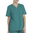 thumbnail image 4 of Scrubstar Unisex Solid V-Neck Scrub Top WM01T895, 4 of 8
