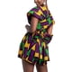 thumbnail image 4 of SAYOO Mujeres DIY Short Romper, Adultos Casual Suelto Cintura Alta Impresión Digital Vendaje Playsuit SAYOO Moda, 4 of 9