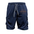thumbnail image 6 of California Graphic Short Sets for Men Relaxed Fit Crewneck T Shirt and Cargo Shorts 2 Piece Matching Set Mens Summer Outfits, 6 of 6