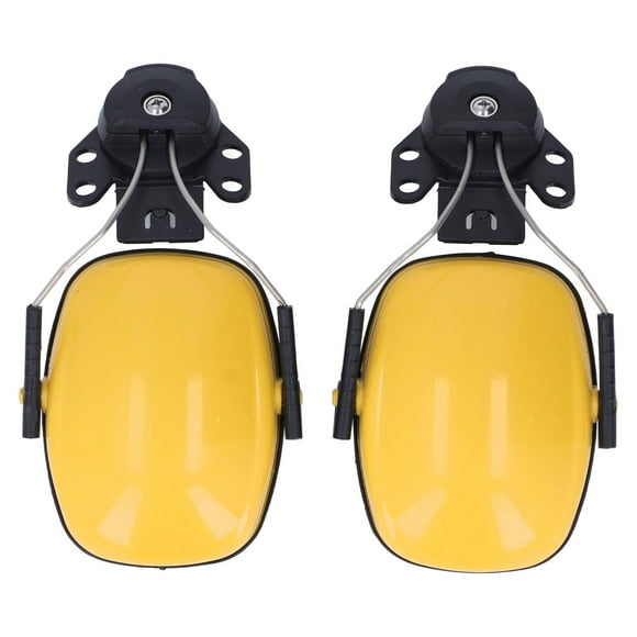 Hard Hat Earmuff, Great Protecting Helmet Ear Muff Noise Reduction Sound Insulation 1 Pair for Construction Site