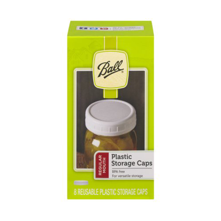 UPC 014400360008 product image for Ball Plastic Mason Jar Storage Cap, Regular Mouth, 8 Pack | upcitemdb.com