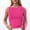 Hot Pink, variant on Women's Tanks Ruched Off-Shoulder Top with Asymmetrical Tie Strap for Elegant Weekend Wear Pink S