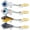 B-2"-1/4oz, variant on TRUSCEND Swimming or Jigging Fishing Spinners with Two-Way Spinning Spoons System, Rooster Tail Fishing Lures with Flash Copper Body & Blade Freshwater and Saltwater Blade Bait for Bass Walleye Trout
