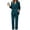 #0168-Green, variant on Two Piece Blazer Suit for Women Wrap Tie Waist Straight Leg Pants High Waist Business Casual Office Work Set