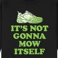 thumbnail image 3 of Instant Message - It's Not Gonna Mow Itself - Men's Crew Neck Fleece Pullover, 3 of 6