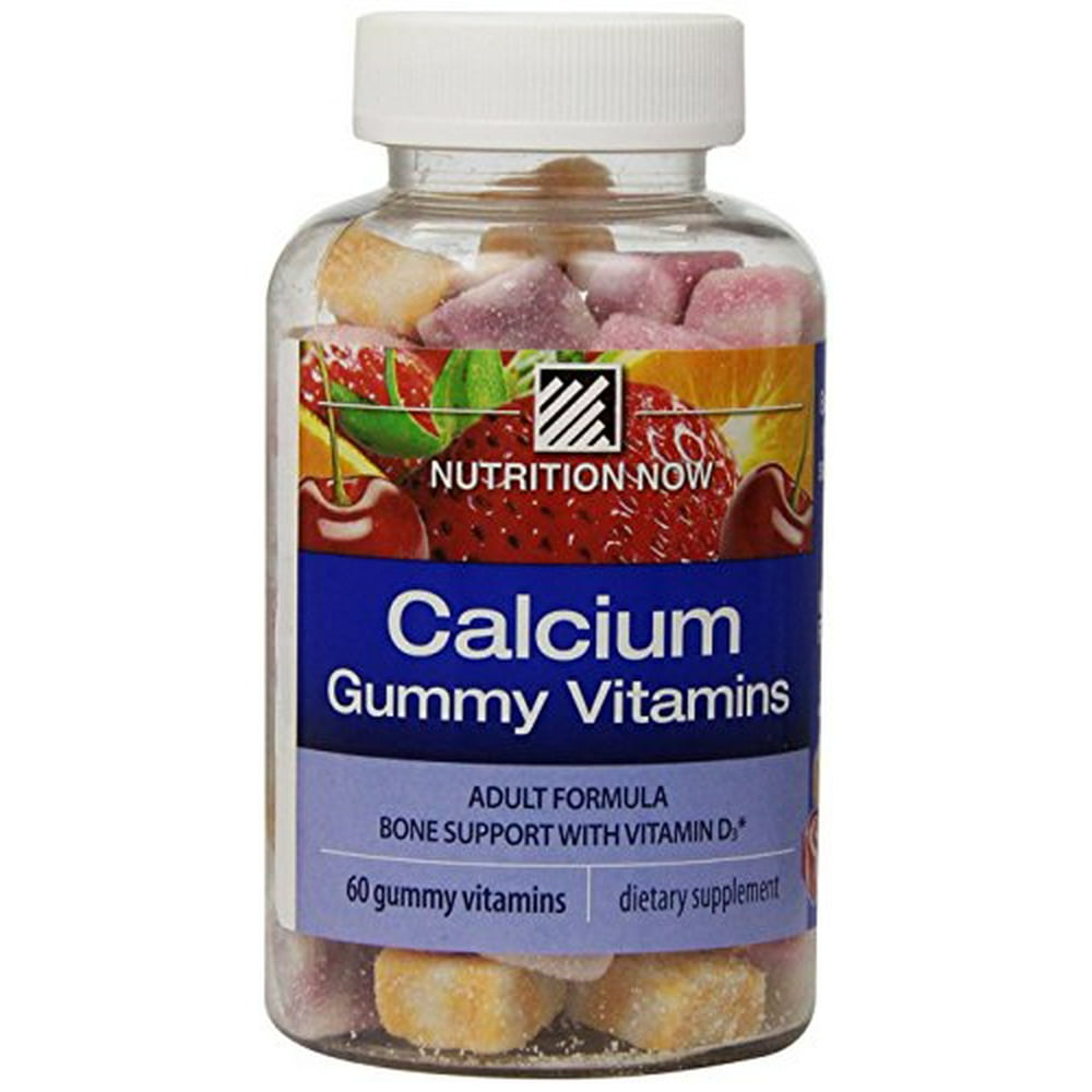 Nutrition Now Calcium Adult Gummy Vitamins 60 Gummies