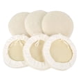 thumbnail image 4 of 6Pcs 7inch Car Lambs Wool Bonnet Buffing Wheel Pad Buffer Polishing Polisher Pad, 4 of 9