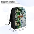 thumbnail image 2 of Hunter × Hunter Backpack, Large Capacity Bookbag For College Travel, 16.1x11.8x6.5 Inch, 2 of 8