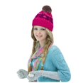 thumbnail image 4 of NMMUED Christmas Hats Christmas Beanie Knit Hat Winter Accessories for Women Warm Hat Cute Beanie with Pom Hot Pink One Size, 4 of 6