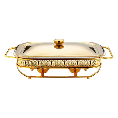 

Catering Buffet Warmer Set Chafing Dish Buffet Set Stainless Steel Buffet Servers and Warmers for Party Soup Stock Pots Kitchen Birthday Aureate