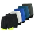 thumbnail image 4 of Quick Men's 2-in-1 Running Shorts Quick Drying Breathable Active Training Exercise Jogging Cycle Shorts With Longer Liner, 4 of 7
