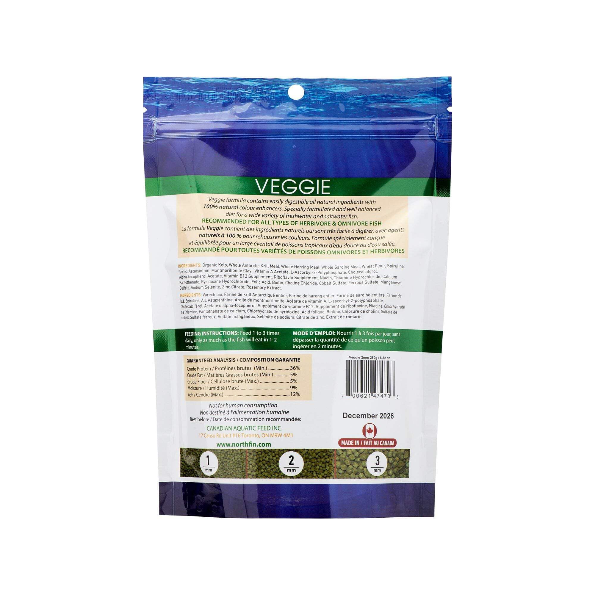 Northfin Veggie Formula 3mm