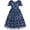 Blue, variant on Flower Girls Dress Tulle Pink Sequin Butterfly Flutter Sleeve Party 6 Years