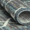 thumbnail image 3 of Woven Trends Modern Contemporary 3-Piece Rug Set, 5x7 Area Rug, 2x5 Runner Rug, 2x3 Accent Mat, Livingroom, Bedroom, Entryway, Durable and Stain Resistant, Blue/Gray, 3 of 7