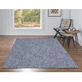 thumbnail image 4 of Linon Home Décor Washable Fuller Area Rug or Runner Collection, Gray and Ivory, 5' x 7', 4 of 13