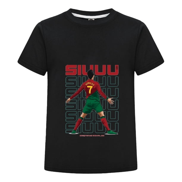 Camiseta Verano Niño CR7 | Estampado Ronaldo Ropa de Futbol