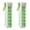 Green-GN, variant on MMJ Press Ice Tray 2pcs One Hand Push Release Silicone Mold for Drinks Freezer 8.1x4.3x21.3cm