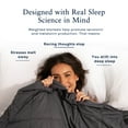 thumbnail image 5 of Luna Weighted Blankets for Adults | Premium Sleep Quality, Breathable, Comfortable Lyocell Blanket | All Season Cooling Blanket Gift Ideas [20lbs - Queen - 60" x 80"] [White], 5 of 7