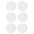 thumbnail image 1 of Juego 4 Platos Galerias El Triunfo De Porcelana Blanca Diseño Bolitas En Orilla 22cm, 1 of 4