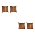 thumbnail image 2 of Maytalsory 2x Stylish And Luxurious Ambiance Velvet Cushion Cover Symmetrical Gold Thread coffee 2Set, 2 of 6