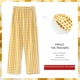 thumbnail image 4 of Pantalones de pijama para mujer, otoño e invierno, de algodón, sueltos, a cuadros, para uso exterior, primavera y otoño, verano, para el hogar, para chicas gorditas, 4 of 5