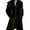 Black, variant on Men's Coat Winter Long Coat Fluffy Thick Trench Coat for Men Lapel Parka Overcoat Warm Open Front Cardigan Outwear Black L
