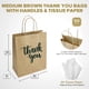 thumbnail image 3 of Bolsas de regalo DjinnGlory Thank You, paquete de 50 unidades, tamaño mediano, con asas, 3 of 9