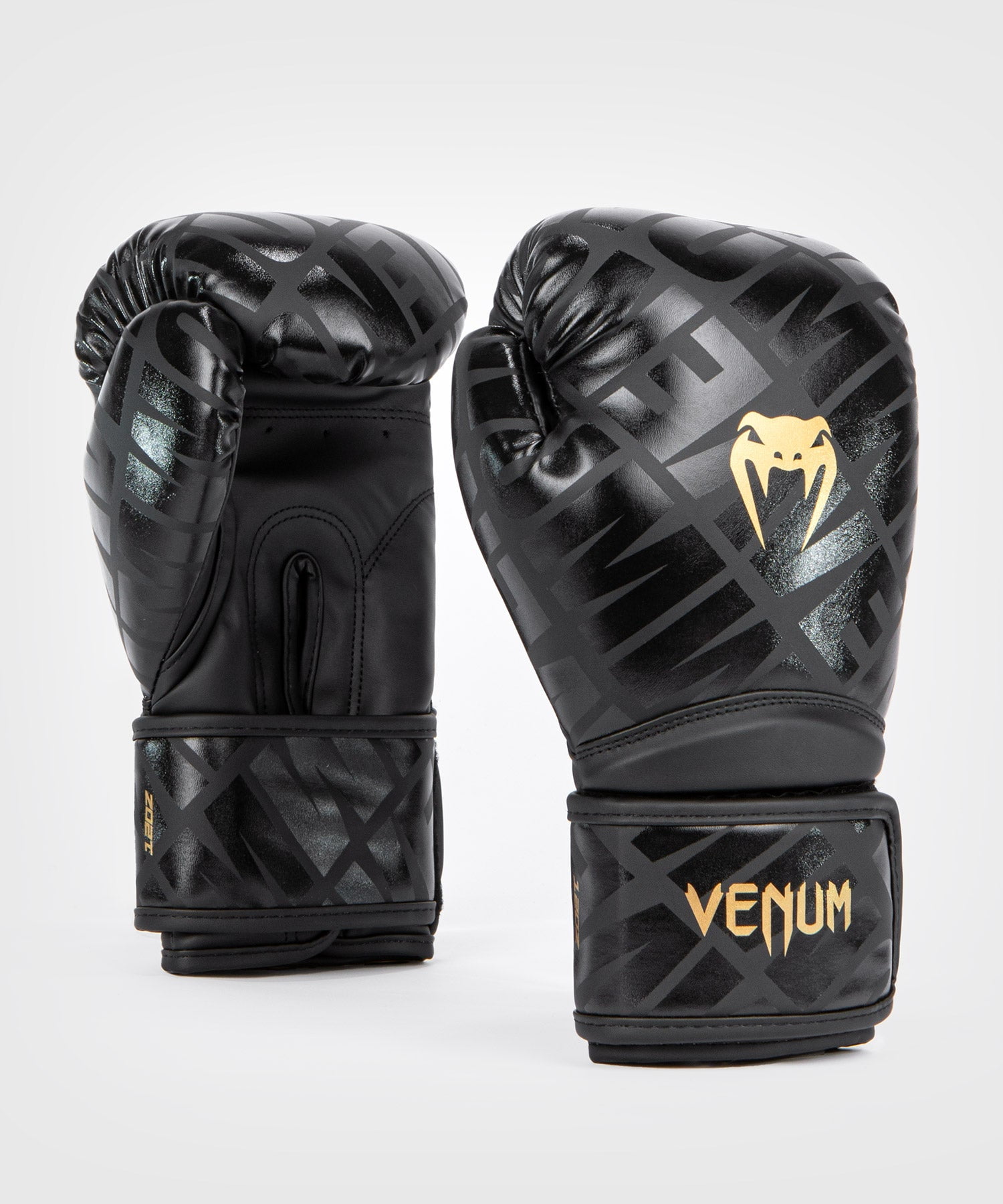 Venum Contender 1.5 XT Boxing Gloves - Black/Gold - 10-Ounce